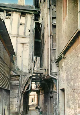 A rua dos gatos — Troyes (Aube) — Edições "La Thérogne" n°10.387.101