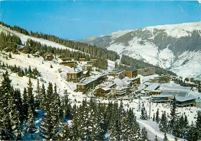 Courchevel — Vista sobre o Bairro de Plantrey — Ed. TELE TELE S.A. n°2068