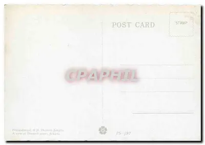 Vista aerea della via Thamrin a Giacarta — editore PS-J97 — Verso