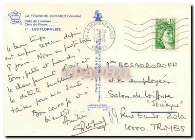 Jardim de flores — Les Floralies — Edições Pierre Artur & Cie — Verso