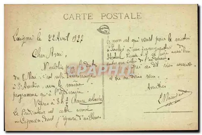 Luigne (M.-&-L.) — Entrée du Bourg — éditeur inconnu — Rewers