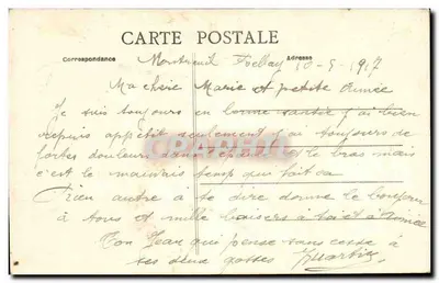 Montreuil-Bellay — Abpia Asnière (XII wiek) — Dando-Betty, Loudun - 119 — Rewers