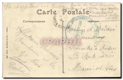Montreuil-Bellay — Widok na Mail i Pomnik Toussenel — ND. Fot. — Rewers