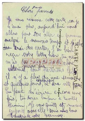 Doué-la-Fontaine (M.-et-L.) — Avenue de la Gare — Postcard — Back