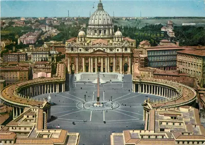 Piazza San Pietro — vista aérea — da FOTOCOLOR KATHROME