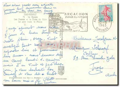 Cap Ferret — Lembrete do Cap Ferret — Iris — Verso