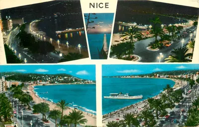 Nice — vista noturna e diurna — Edições S.E.P.T. - Reprodução proibida