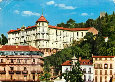Bilhete postal moderno A Costa do Sol Terra do Sol Hyères les Palmiers (Var) Hotel Continental