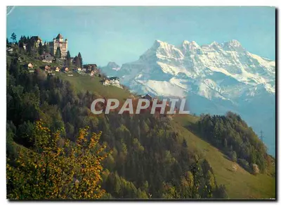 Caux sobre Montreux — Centro Mundial para o Rearmamento Moral — Edição Photoglob SA, Zurique/Vevey
