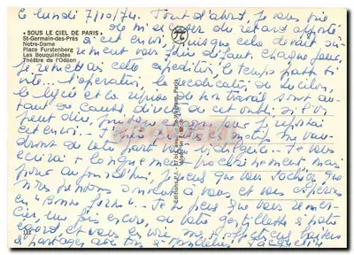 Kwartał Łatynski — Paryż — Wydawnictwo P.L. — Rewers