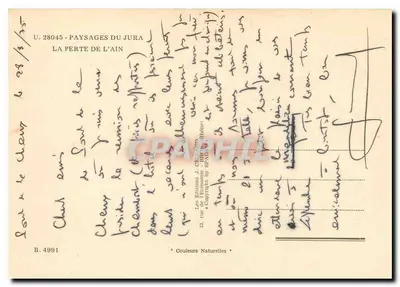 A Perda do Ain — Paisagens do Jura — Les Éditions J. Célestin — Verso