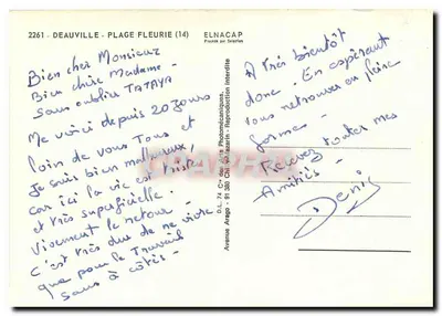 Deauville — Vista panorâmica — Elnacap — Verso