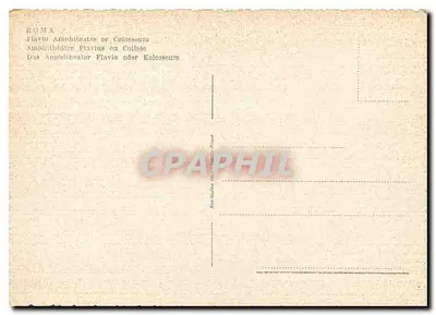Rzym - Anfiteatr Flawiusza przy Koloseum — widok z Koloseum — Rewers