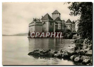 Castelo de Chillon — Lago Léman — editor C.A.P. Paris, n°49