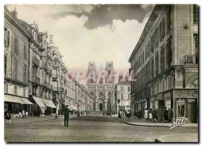 Orléans — Rue Jeanne-d'Arc e a Catedral — Editor Estel, n° 2405