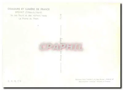 Wyspa Św. Filipa — Bréhat (Côtes-du-Nord) — Wydawnictwo Sztuki 'YVON', Paryż — Rewers