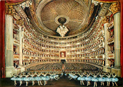 Milão - Teatro alla Scala - O balé — PACE & C. - Milão - n° 27 bis