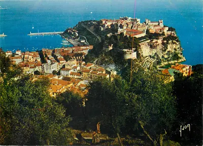 O Rocher de Monaco — A Costa Azul, milagre da natureza — Edições de Arte 'YVON', Paris