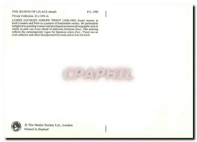 La Bourse de lilas — detalle — The Medici Society Ltd., P.C. 1996 — Reverso