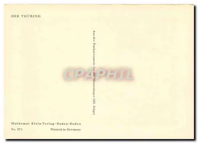 Asedio de un castillo medieval — escena de asedio — Woldemar Klein Verlag, Baden-Baden, serie Nr. 571 — Reverso