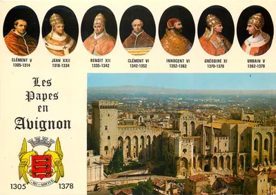 Os Papas em Avignon — Os Papas de 1305 a 1378 — Edições J.B. - Avignon
