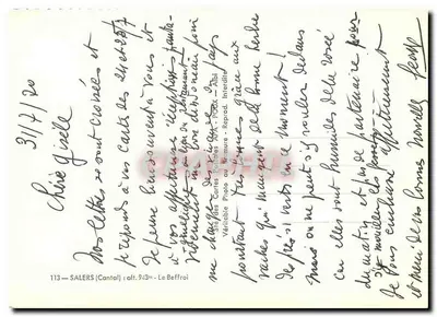 O Sino de Salers — Cantal — editor APA — Verso