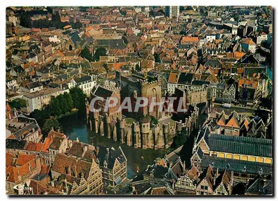 Gent - Castelo dos Condes em Panorama — editor Ute F. Rouckhoven, n° 4032