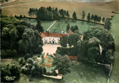 Os arredores de BAR-sur-AUBE (10. Aube) — COLOMBEY-les-DEUX-EGLISES (52. Haute-Marne) — Vista aérea — La Boisserie — Imprimeur Comblier, NACON