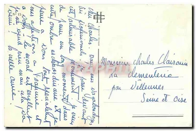 Katedra w Chartres — Najświętsza Maryja z pięknej szyby — xii wiek — E. Neuvy Wydawca — Rewers