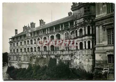 Blois (Loir-et-Cher) — O Castelo. Fachada de Francisco I — Les Éditions d'Art 'WYON', Paris