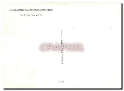 Rose des Vents — Provence-Côte d'Azur — J. Suoin — Rewers