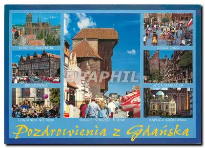 Gdańsk — Vista panorâmica com editor Agencja Reklamowa Wydawnicza GDANSK