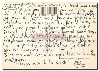 Opéra Garnier — Parigi — numero di serie non visibile — Verso