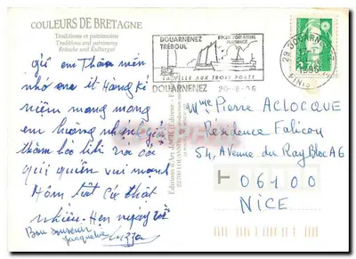 Bretanha — tradições e patrimônio — Éditions d'Art Jack, n° 22700 — Verso