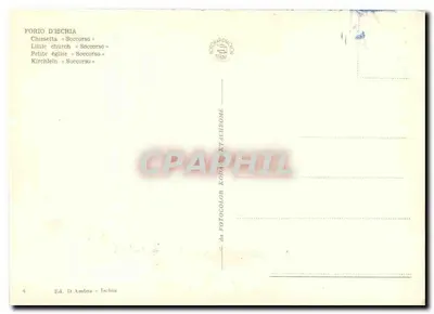 Mała świątynia «Soccorsa» — Forio d'Ischia — Wyd. D'Ambrìa — Rewers