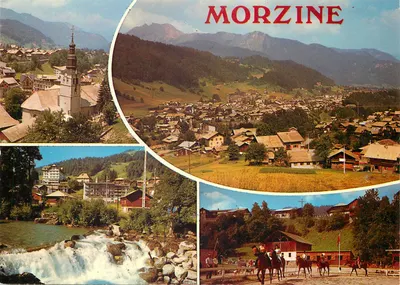 Morzine — vista panorâmica e paisagens — Ed. J. Cellard, n° A.13485