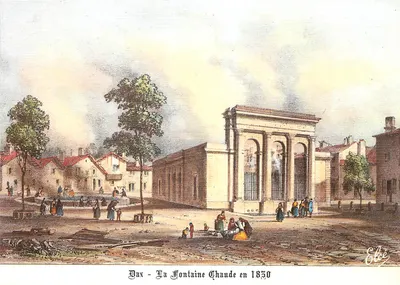 Dax - A Fonte Quente em 1830 — Élécé, série N 6363