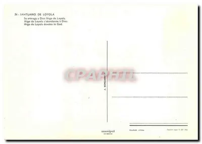 Santuario di Loyola — San Ignazio di Loyola si abbandona a Dio — J. Echezarreta — Verso