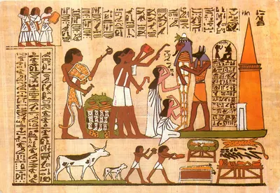 Cerimônia da abertura da boca — Papiro de Hunefer, sob Sethi I — Editor Lambelet & El Bannaassawi & Co.