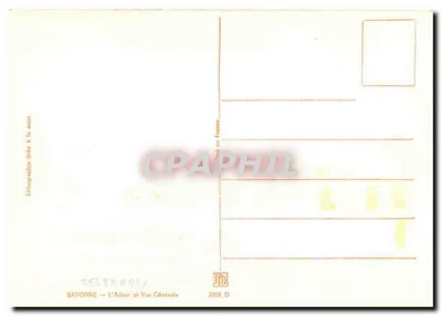Bayonne — Rzeka Adour i Ogólny Widok — Delbarry — Rewers