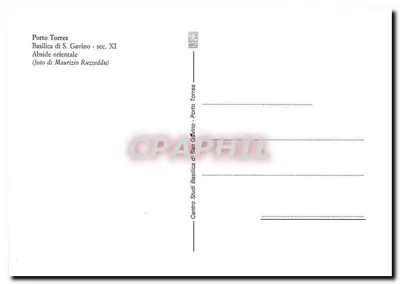 Porto Torres — Basílica de S. Gavino, abside oriental — Centro Studi di San Gavino, Porto Torres — Verso