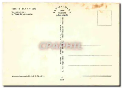 Praia de Louhabia — Bidart (64) — Lavielle — Verso