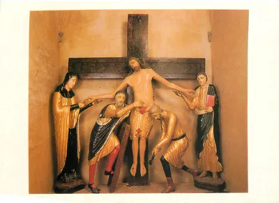 Volterra — Catedral, Descida da Cruz, obra do século XIII — Foto Dannielli
