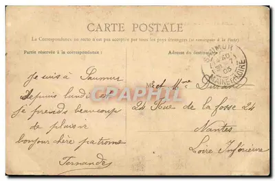 Saumur — Most Cessart i Loara — Rewers