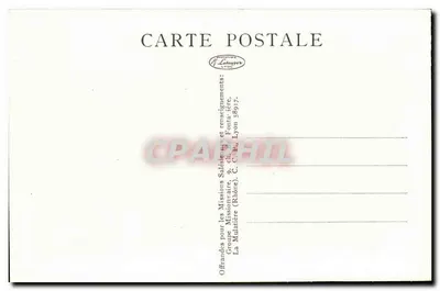 La Kafubu — A carpintaria — Missões Salesianas, Congo Belga II — Verso