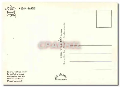 I Landes — Editore Elcé, n° 6549 — Verso