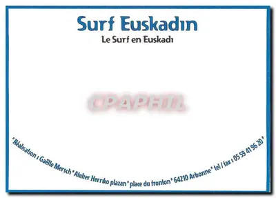 Surf em Euskadi — Gaëlle Mersch — 1995 — Verso