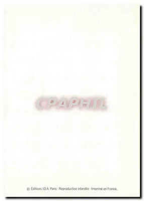 Ave exótico — papagaio de cabeça preta — Éditions I.D.A. Paris — Verso