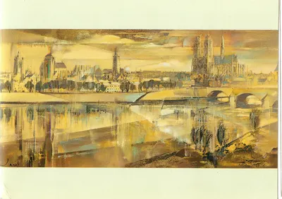 Vista de Orléans - A Loire de Jacus - Século XX — Editor: Square Ornano - 75018 PARIS