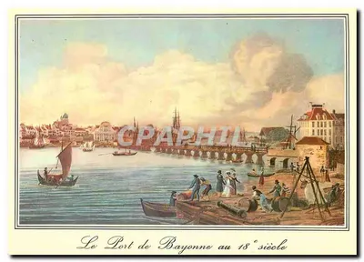 O Porto de Bayonne no século XVIII — Editor L. Chatagneau, n° 7823